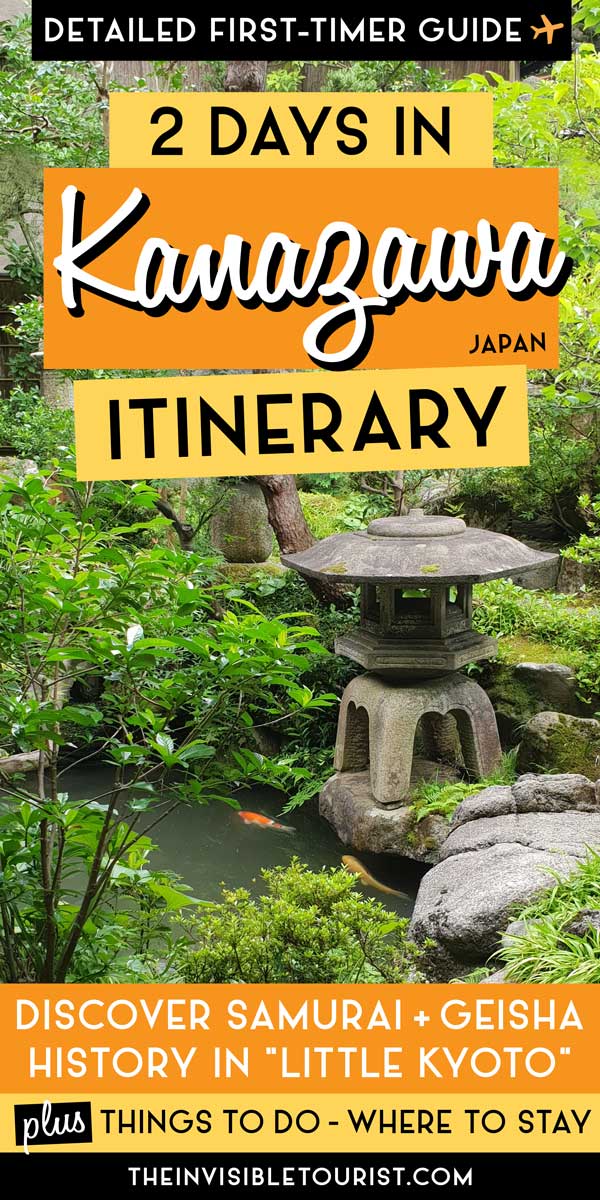 2 Days in Kanazawa Itinerary: Uncover Treasures of "Little Kyoto