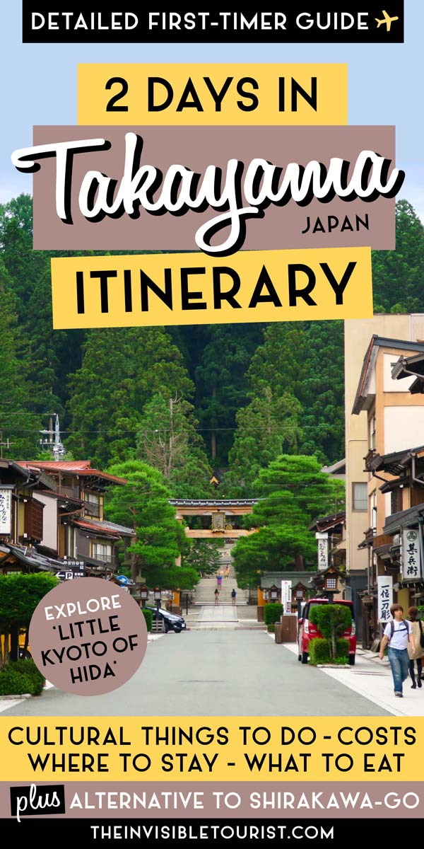 2 Days in Takayama Itinerary: Discover Old-World Charm and Culture | The Invisible Tourist 2 Days in Takayama Itinerary: Discover Old-World Charm and Culture | The Invisible Tourist
