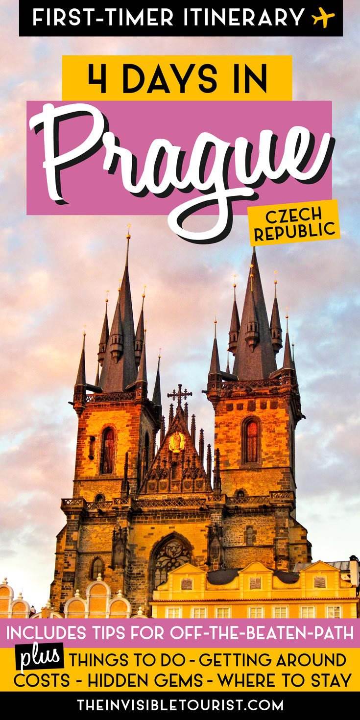 4 Days in Prague Itinerary: Complete Guide for First-Timers | The Invisible Tourist #prague #czechrepublic #czechia #pragueczechia #praguetravel #pragueitinerary #praguethingstodo #praha #hiddengems #offthebeatentrack #unesco #unescoworldheritage #europetravel #easterneurope #invisibletourism