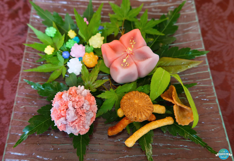 Ajisai Wagashi in a Tokyo Tea Ceremony (Hydrangea Sweets)