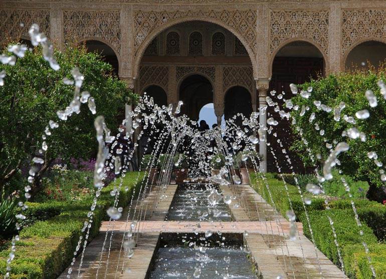 Gardens in Alhambra