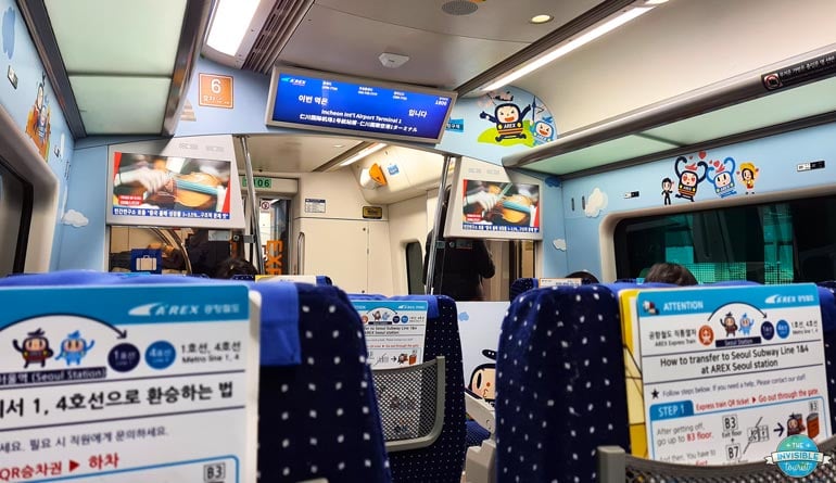 AREX Airport Express Train, Seoul South Korea