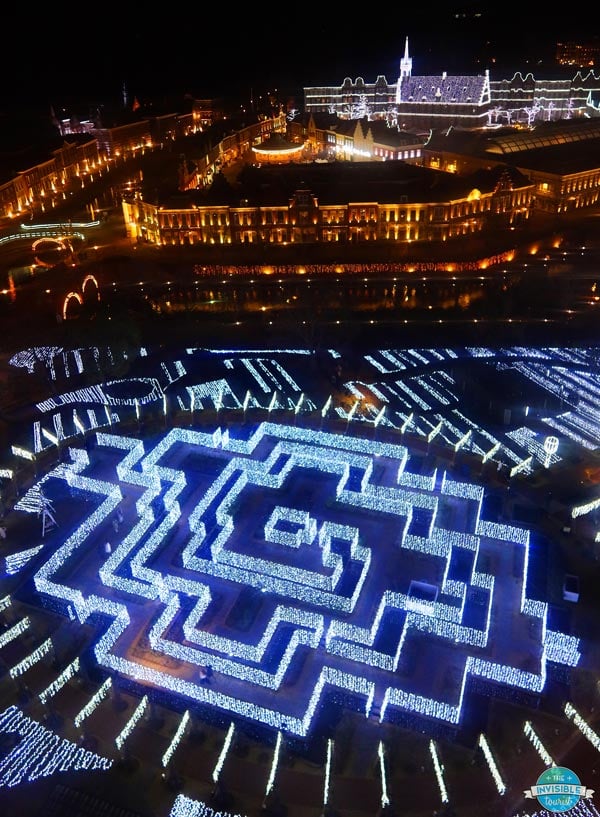 Huis Ten Bosch night view from the White Ferris Wheel