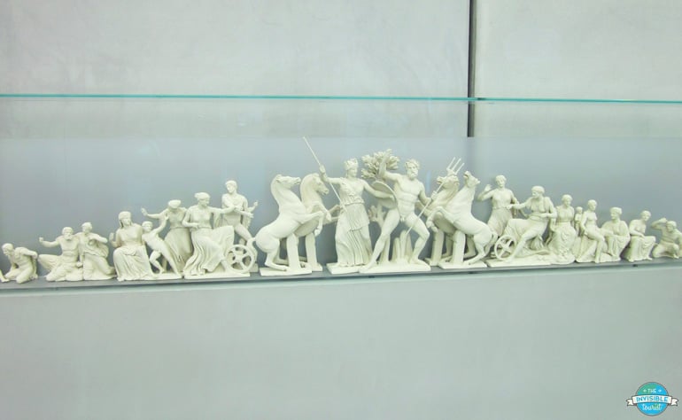 Artefacts at the Acropolis Museum, Athens