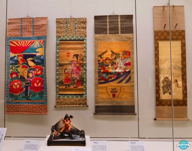Artworks at Mt Fuji World Heritage Centre