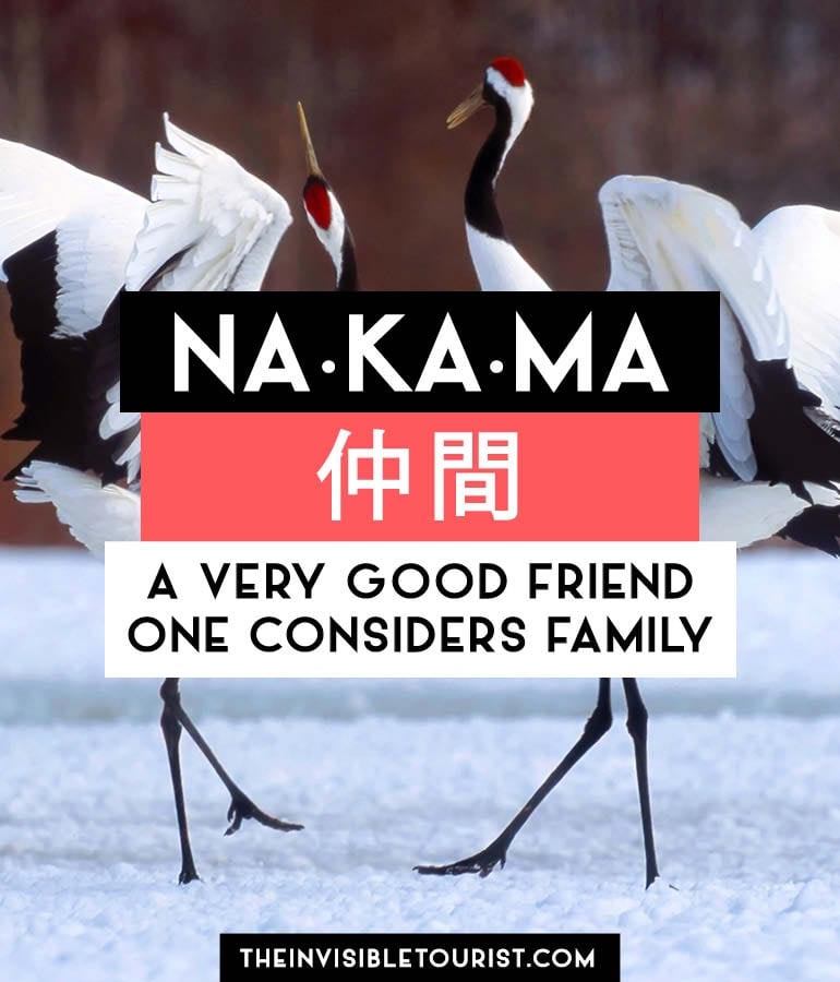 Beautiful Japanese Words: Nakama