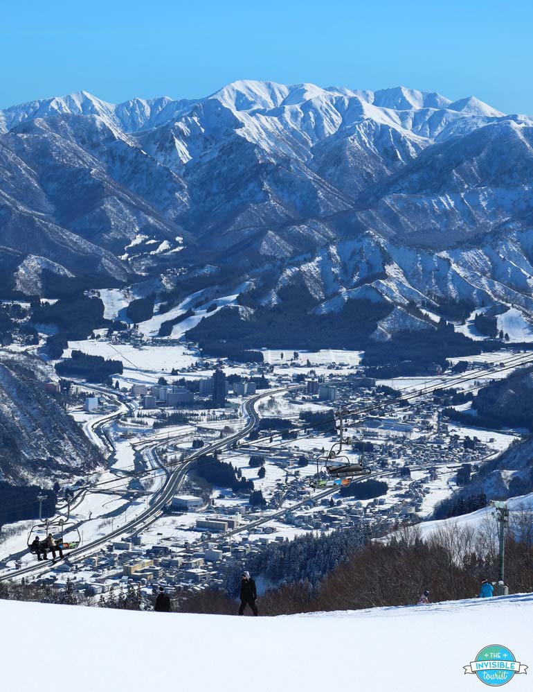 Views over Gala Yuzawa Snow Resort, Niigata, Japan