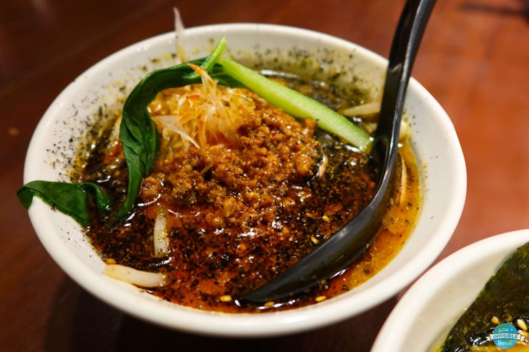 Black Sesame Ramen in Shibuya