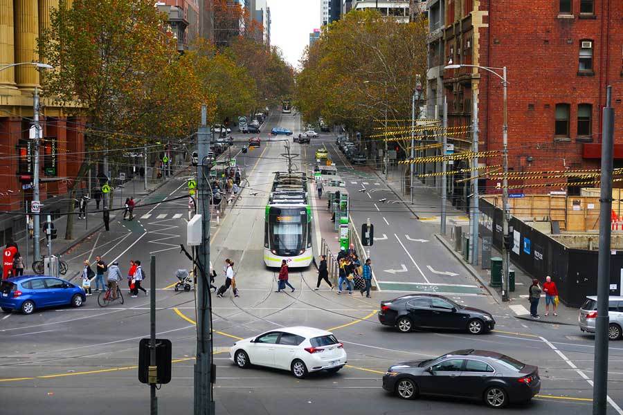 Bourke Street Tram