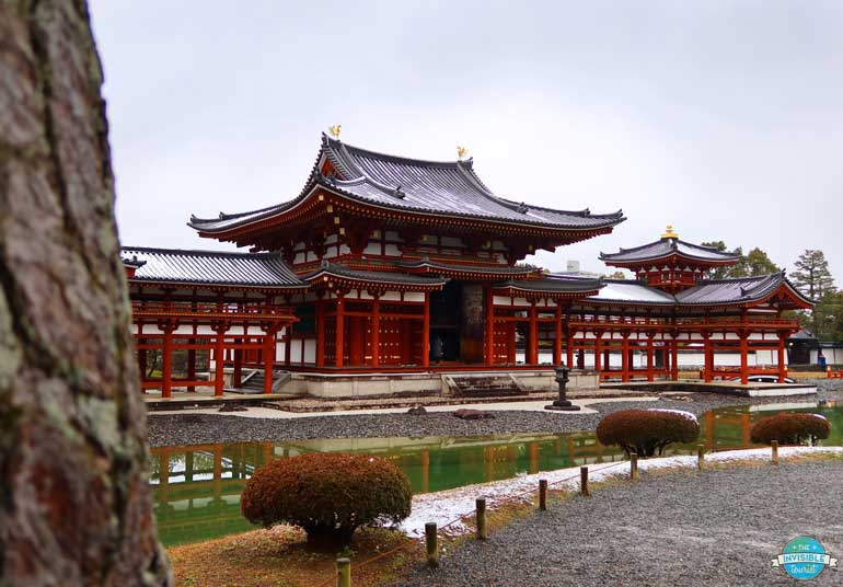 Byodo-in Temple in winter