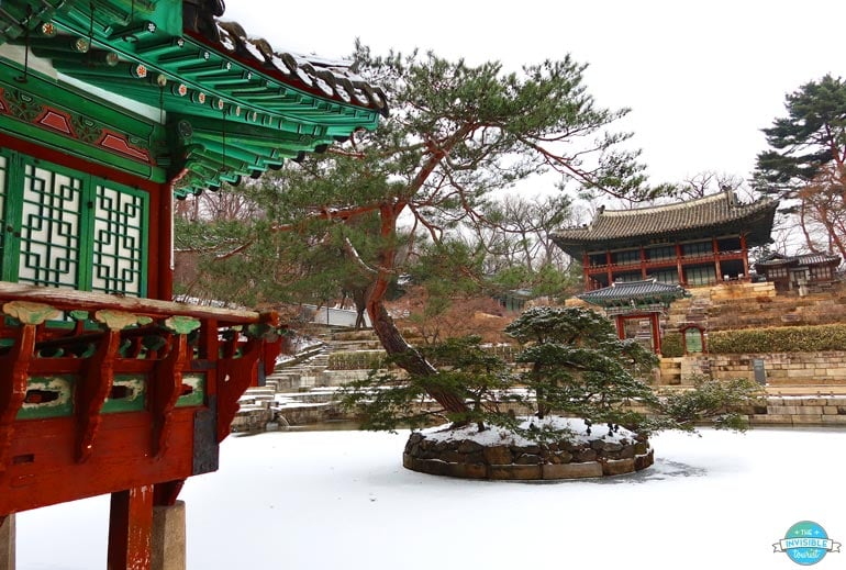 Changdeokgung Palace Secret Garden in winter, Seoul