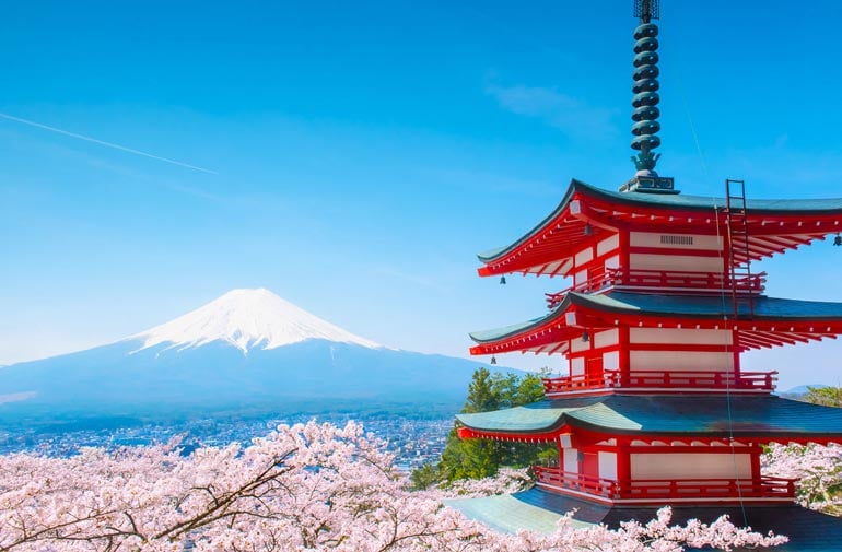 Famous Landmarks of Japan: Chureito Pagoda