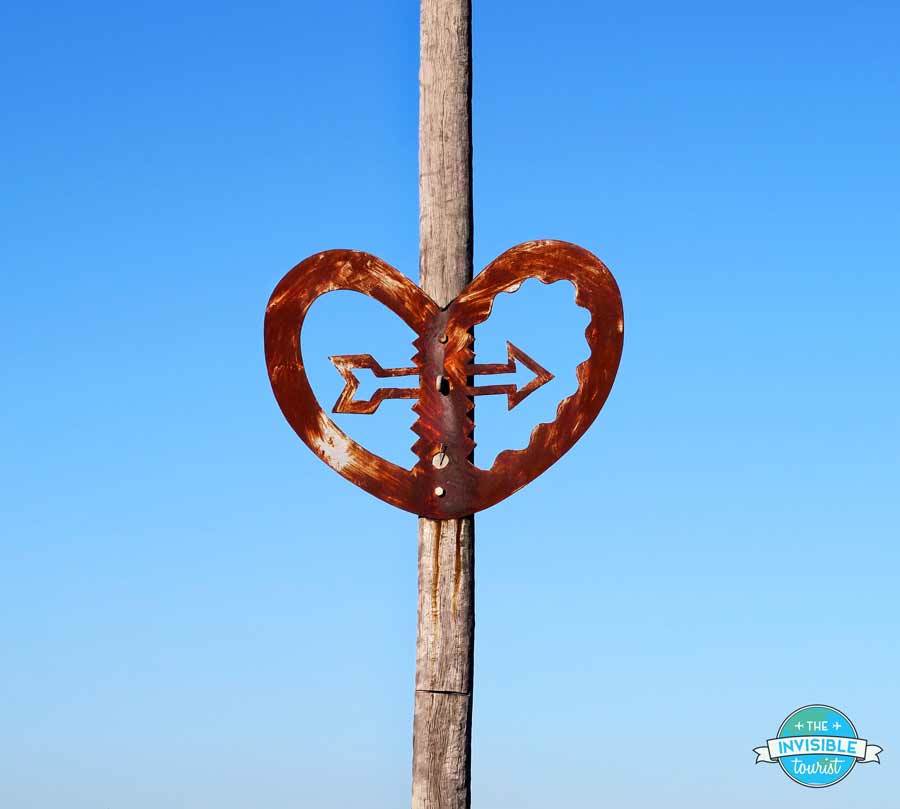 Heart on City to Sea Bridge