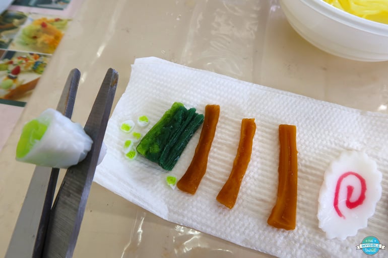Japanese Replica Food Making in Tokyo