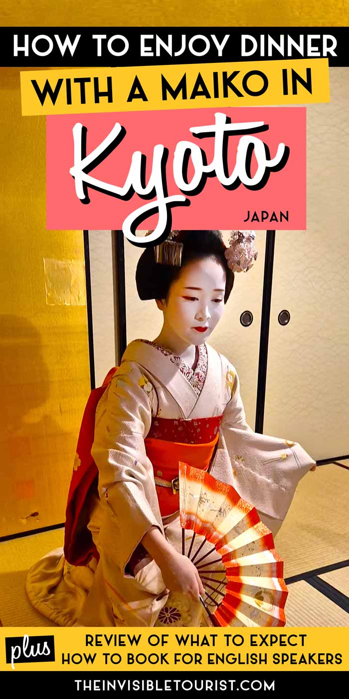 Dinner with a Geisha in Kyoto: Review of What to Expect | The Invisible Tourist