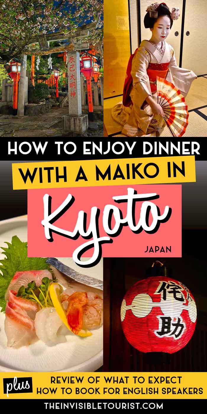 Dinner with a Maiko in Kyoto: Review of What to Expect | The Invisible Tourist