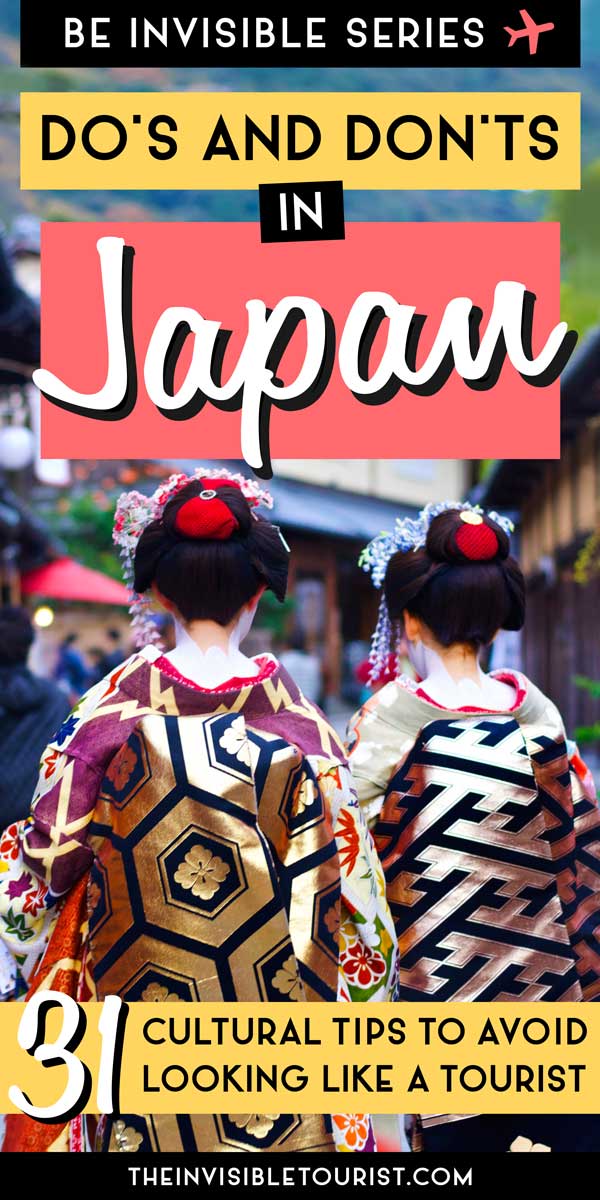 Japanese Etiquette for Foreigners: 30+ Do's and Don'ts to NOT Look Like a Tourist | The Invisible Tourist