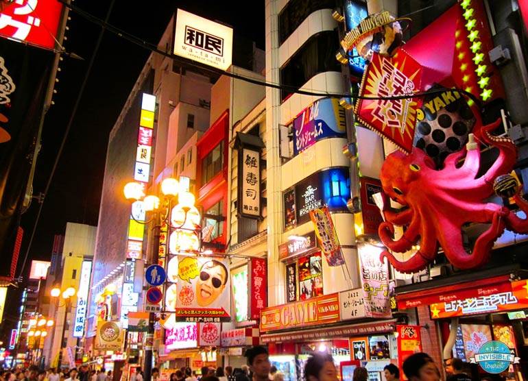 Dotonbori by night, Osaka, Japan | The Invisible Tourist