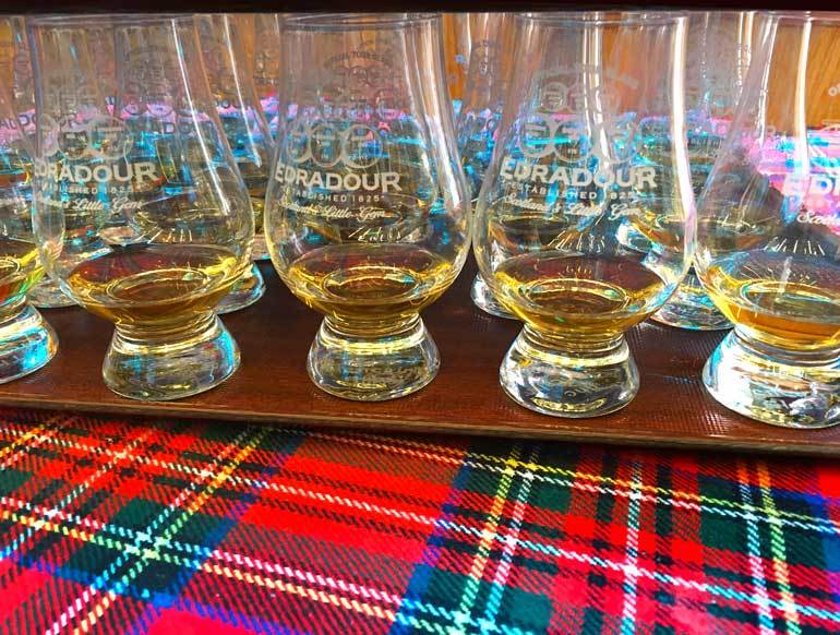Edradour Whisky in Scotland
