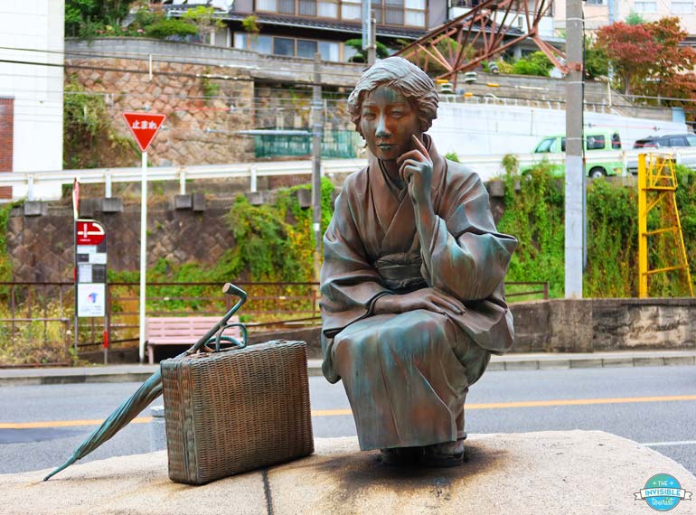 Fumiko Hayashi Statue, Onomichi Footprint Path