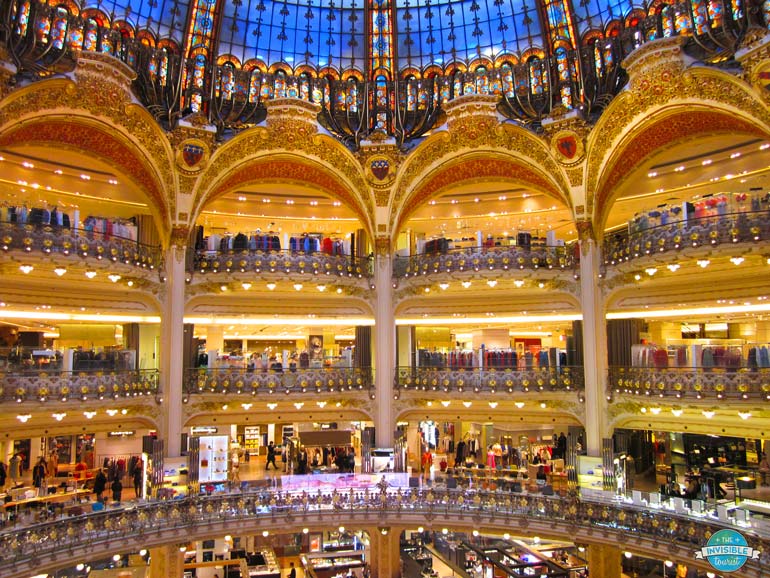 Visit Galeries Lafayette for French fashion during 4 days in Paris