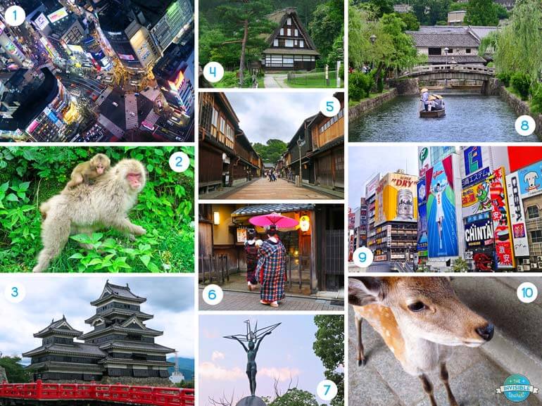 Japan 3 Week Itinerary Highlights: Overview | The Invisible Tourist