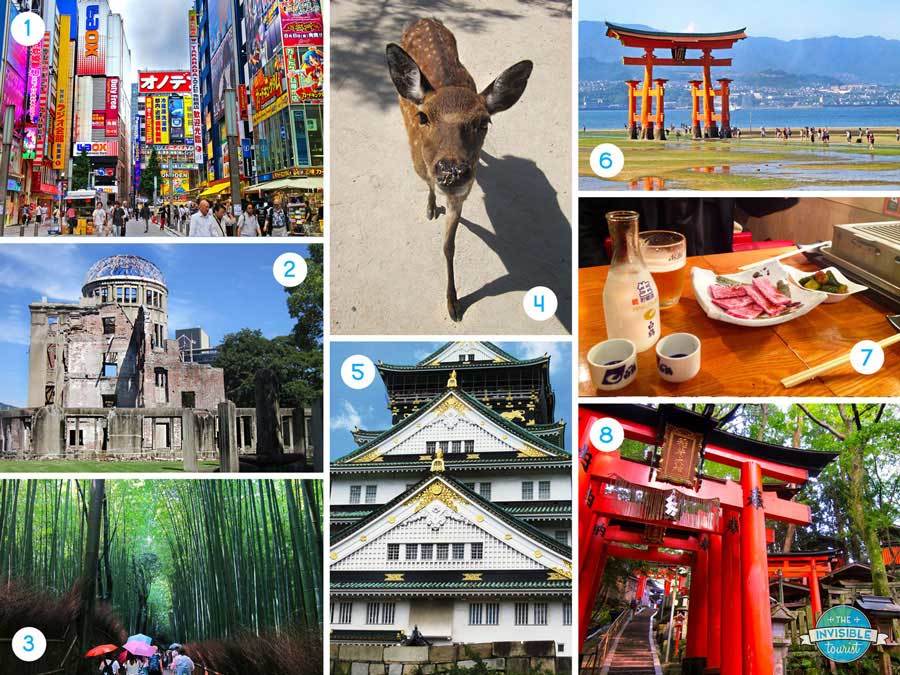 Know before you go! A snapshot of places covered in my 2 weeks in Japan itinerary