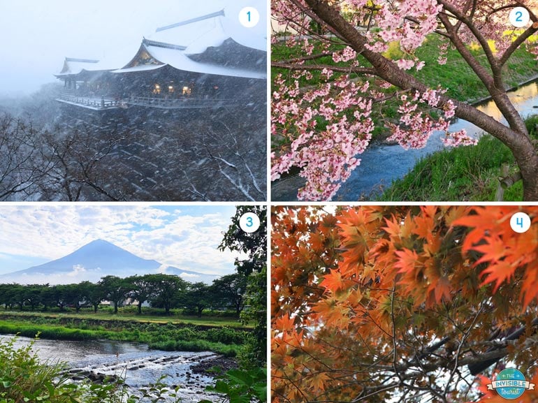 Seasons for a Honeymoon in Japan