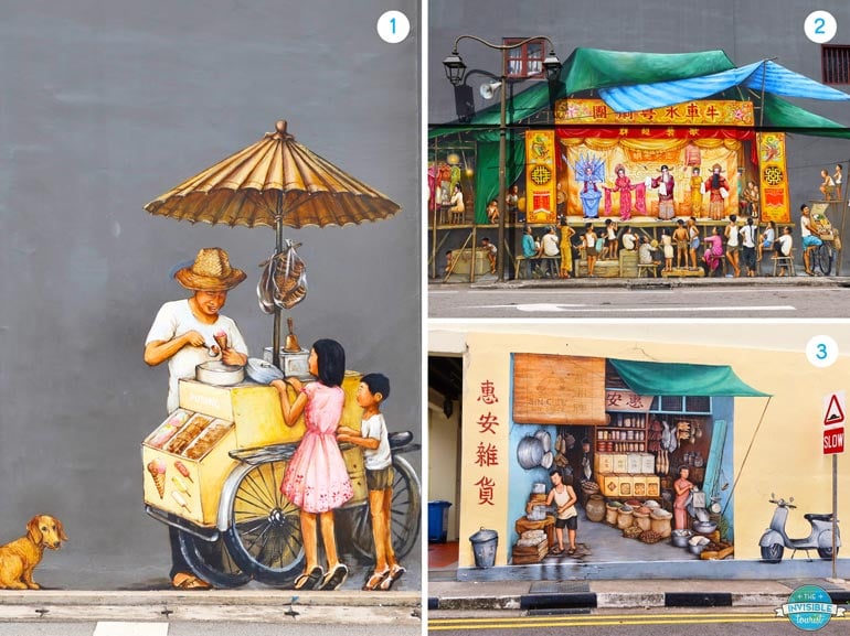 Street Art in Chinatown and Tanjong Pagar