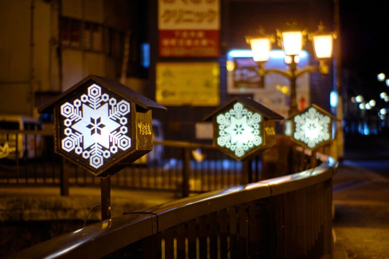 Gero Onsen Main Street Illuminations