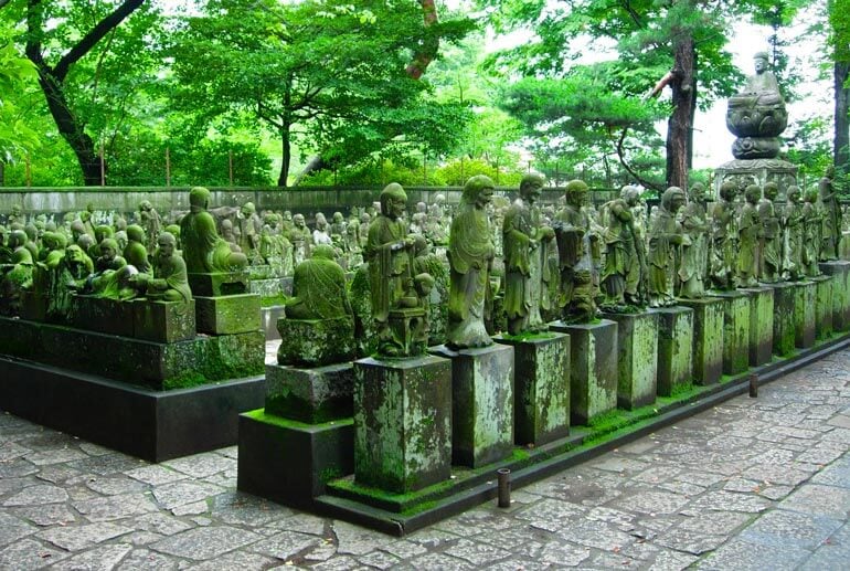 Goyaku Rakan Statues, Kitain Temple