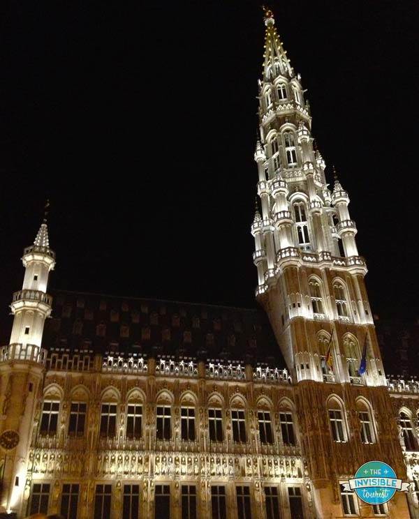 Grand Place at night