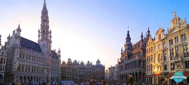 Grand Place at Sundown