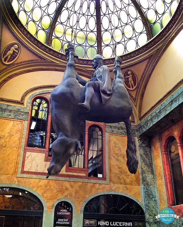 Hanging Horse, Lucerna Passage
