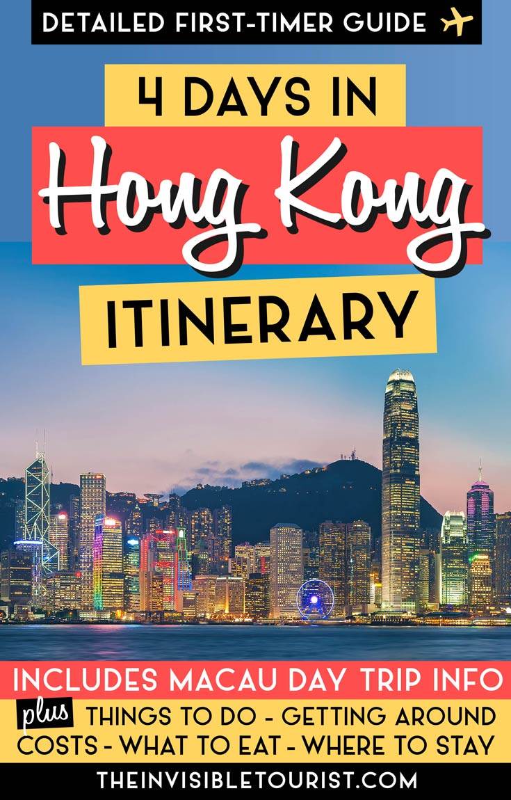 4 Days in Hong Kong: Complete Itinerary + Macau Day Trip • The Invisible Tourist #hongkong #macau #itinerary #daytrip #travel #placestosee #invisibletourism #hongkongmacau