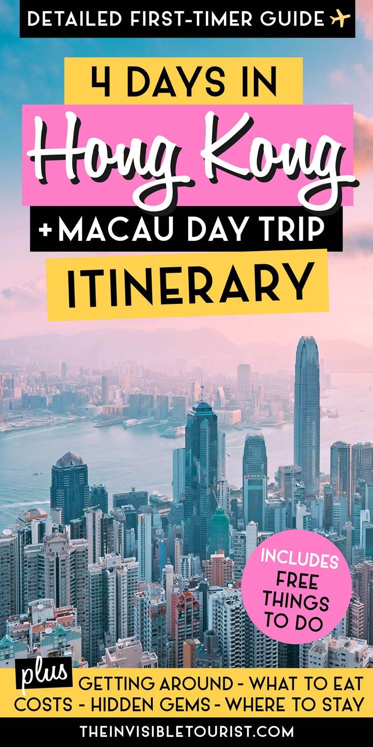 4 Days in Hong Kong: Complete Itinerary + Macau Day Trip • The Invisible Tourist #hongkong #macau #itinerary #daytrip #travel #placestosee #invisibletourism #hongkongmacau