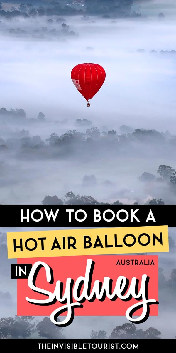 Hot Air Balloon Sydney: What to Expect and Useful Tips Before You Go | The Invisible Tourist