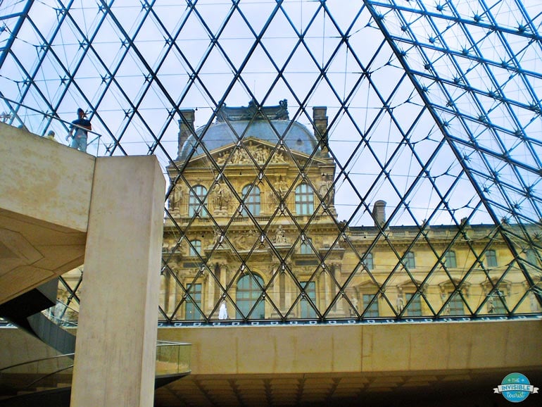 Inside the Louvre Museum,