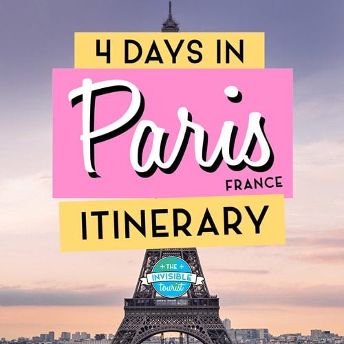 Paris Itinerary PDF | The Invisible Tourist