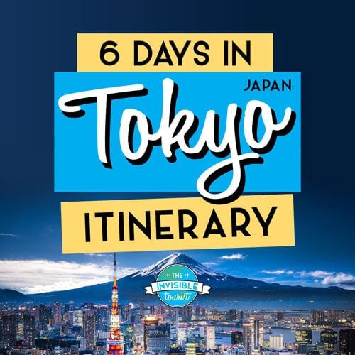Tokyo Itinerary PDF | The Invisible Tourist