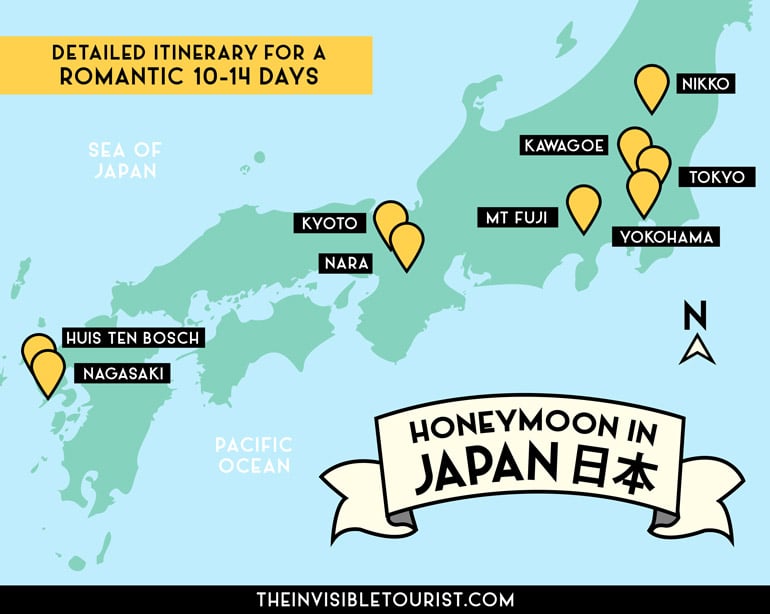 Romantic 10-14 Day Japan Honeymoon Itinerary | The Invisible Tourist