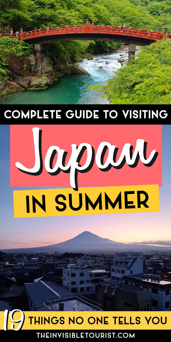 19 Things No One Tells You About Visiting Japan in Summer | The Invisible Tourist