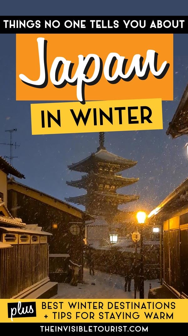 Unusual Things No One Tells You About Japan in Winter | The Invisible Tourist