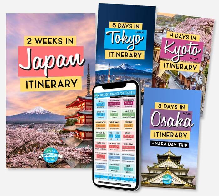 Japan Itinerary PDF Bundle | The Invisible Tourist