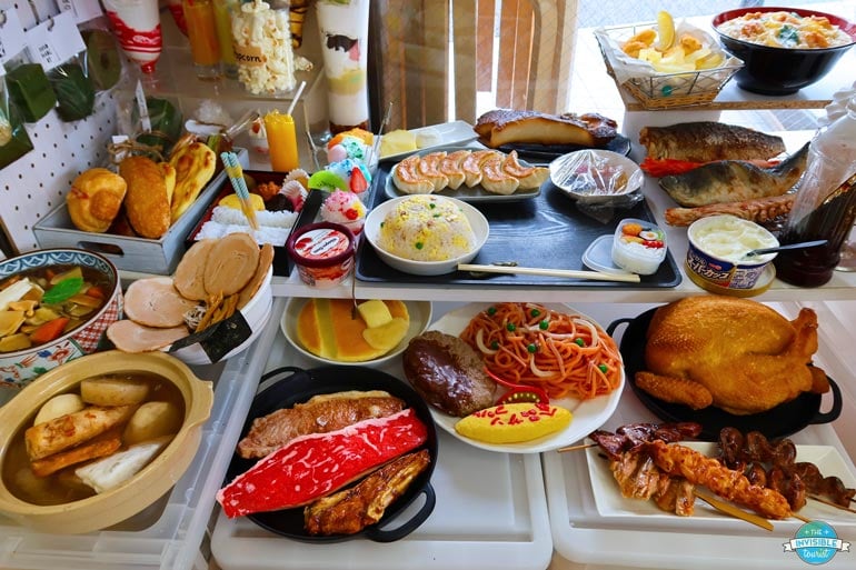 Fake Japanese Food Display in Tokyo