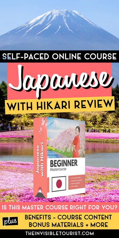 Japanese With Hikari Review: Is This Online Course Right For You? | The Invisible Tourist