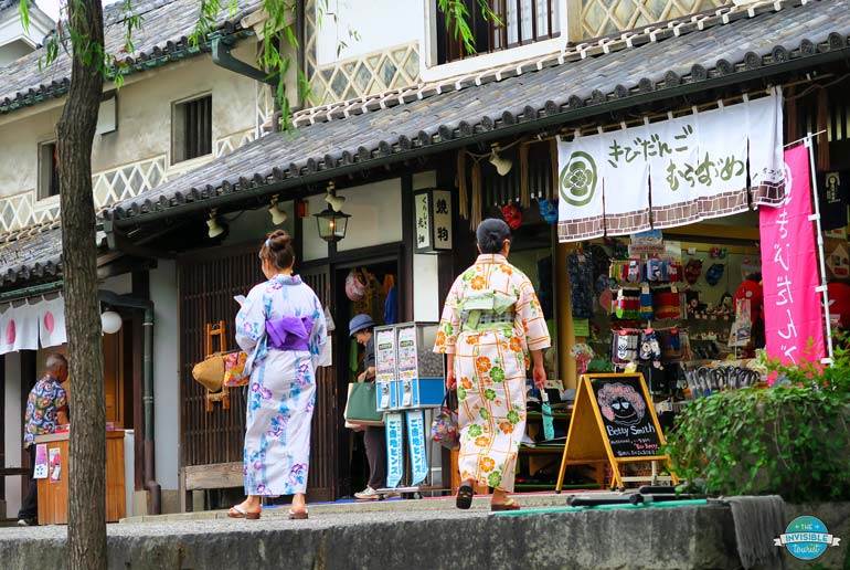 Kimono in Kurashiki Bikan Historical Quarter