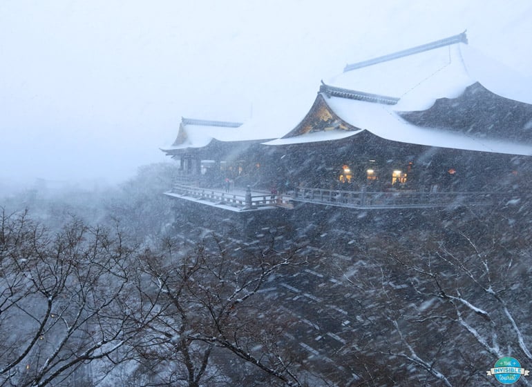 Kiyomizu-dera, Kyoto in winter