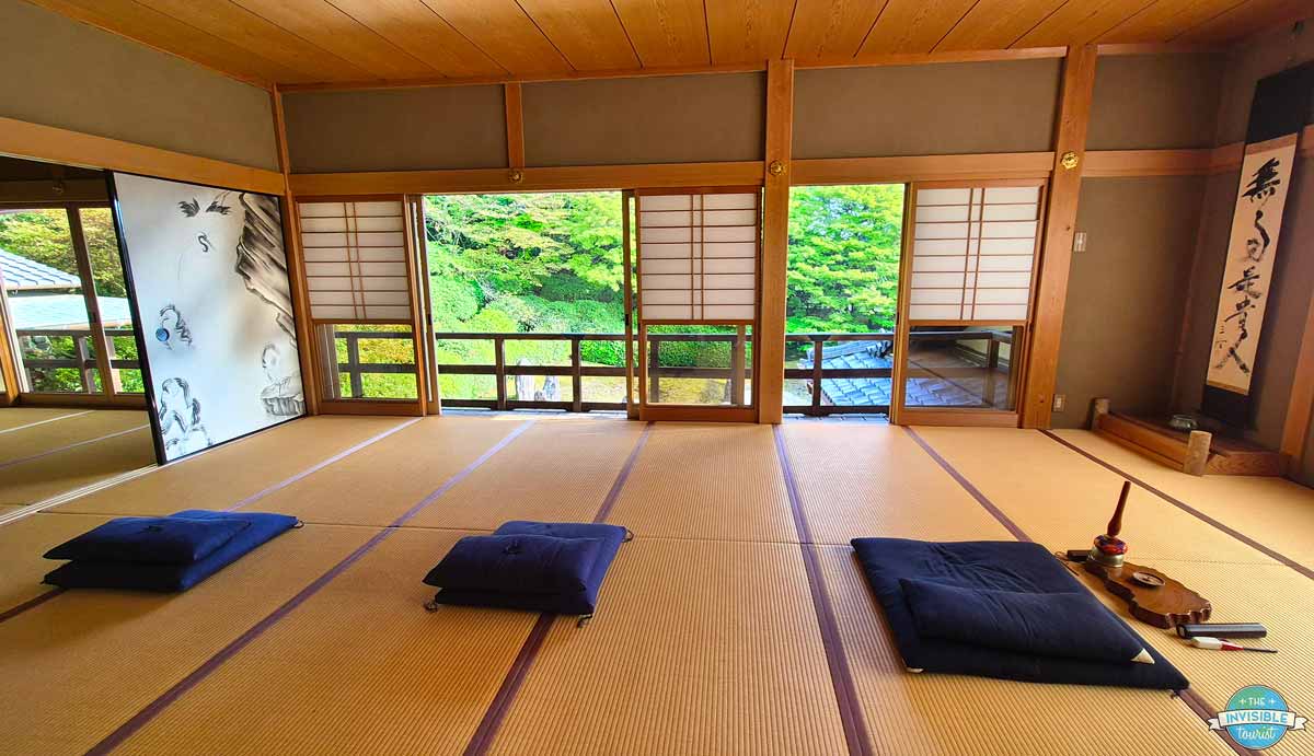 Kyoto Meditation Class Room at Komyo-in Temple, Japan