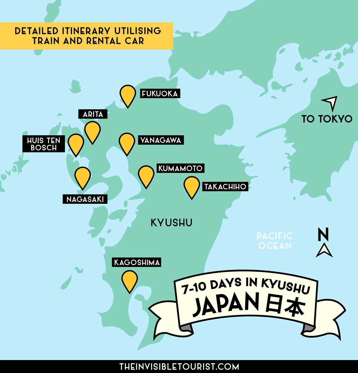 Kyushu Iitnerary 7 Days - 10 Days: Japan's Underrated Island Region | The Invisible Tourist